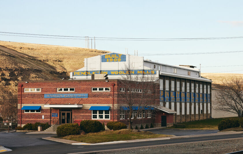 Outside view of our mill in Pendleton, Oregon