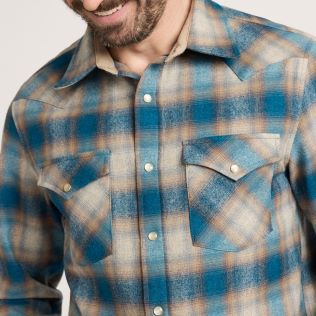 Pendleton Mens Wool Plaid Western Canyon Shirt
