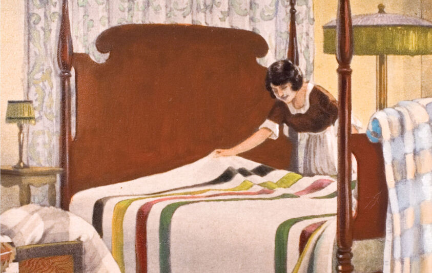 Vintage Ad Showing Pendleton Blankets