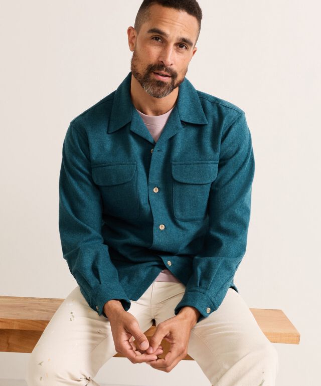 Mens Wool Board Shirt