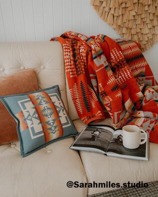 Chief Joesph Blanket and Pillow by @Sarahmiles.studio