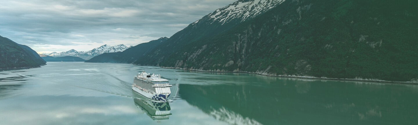 Princess Cruise Ship in Alaska waters