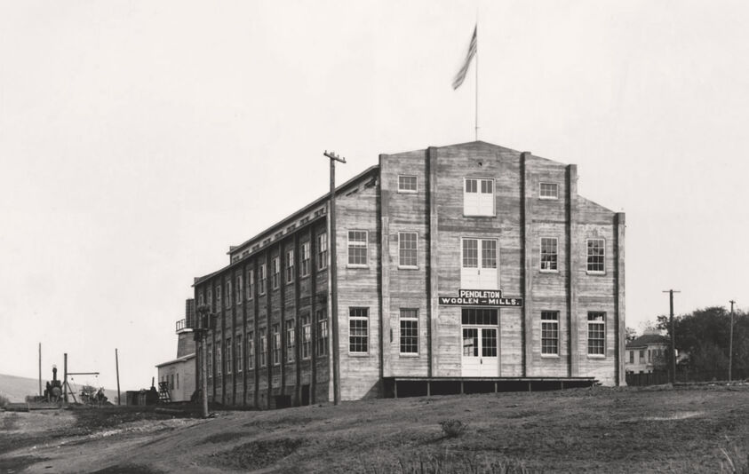 Historic Photo of Outside View of Pendleton Mill