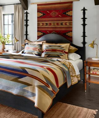 Pendleton colorful Wyeth Trail wool blanket