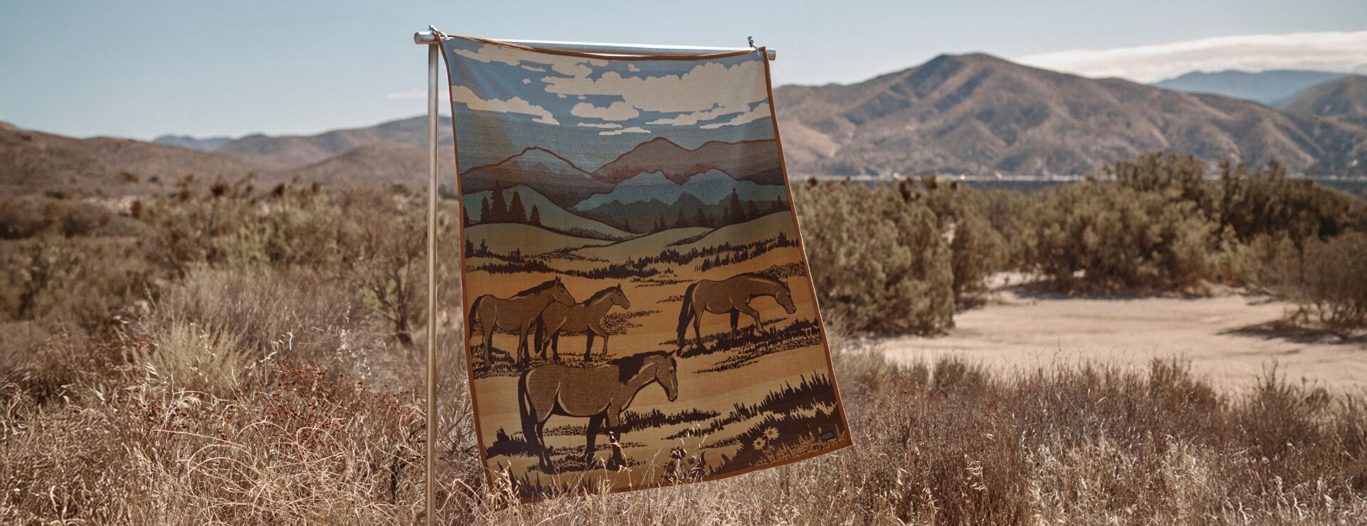 Big Sky Shadow Mountain Blanket