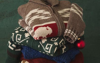 Colorful Stacks of Pendleton Sweaters