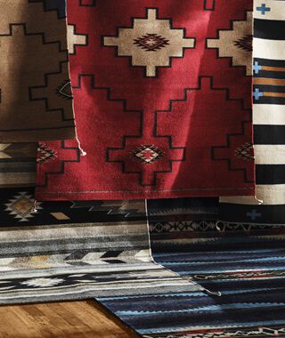 collection of wool rugs