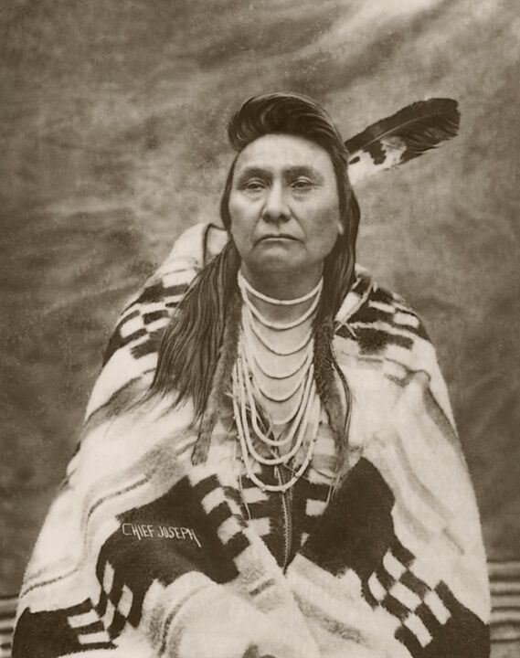 Vintage heritage photo of Chief Joseph