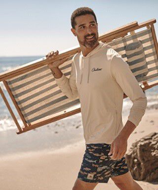 Man wearing Pendleton Swim