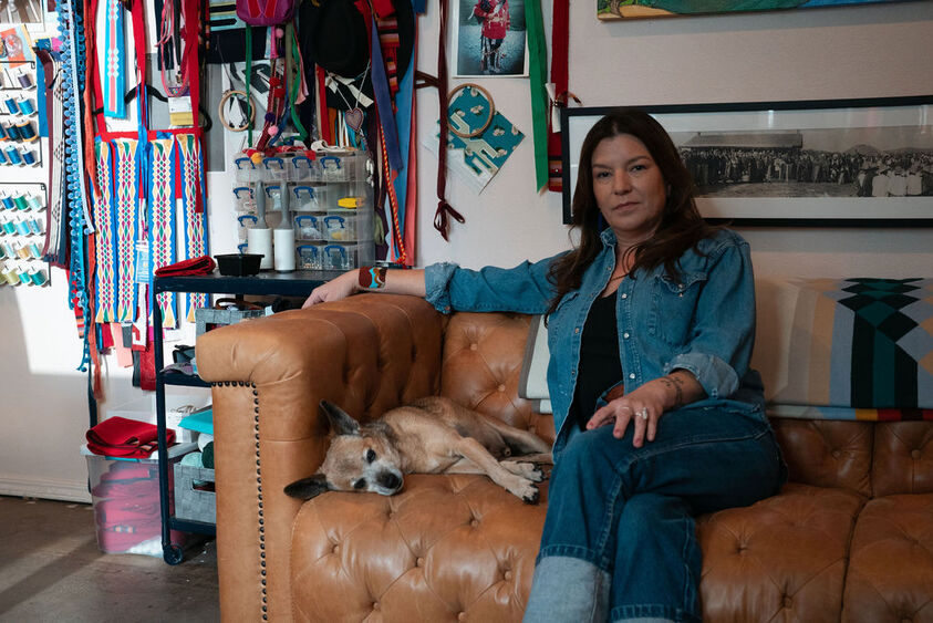 Photo of Addie Roanhorse at home