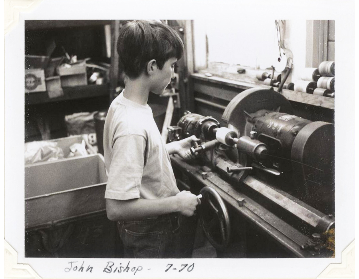 Photo of Child at Loom in Mill