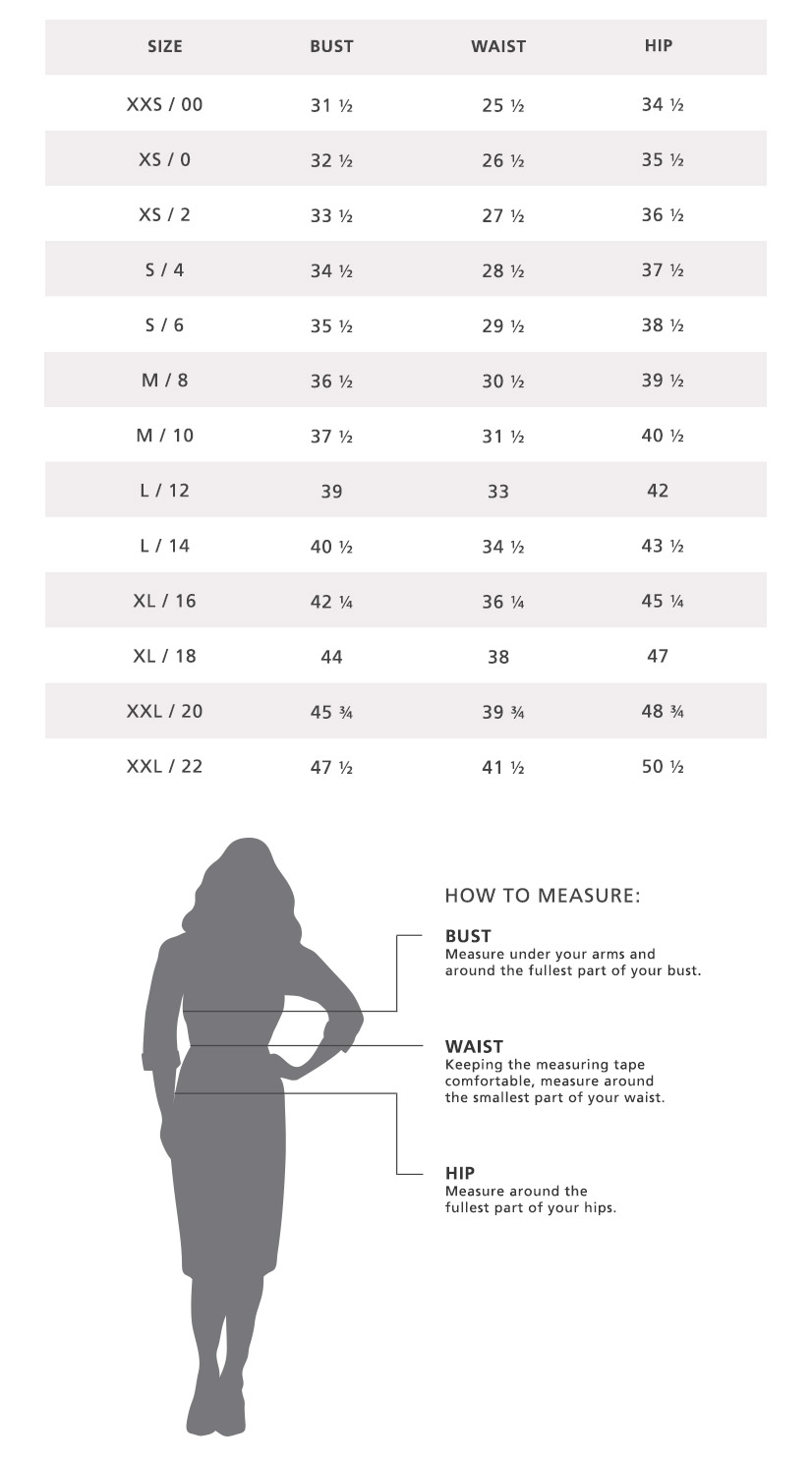 Misses Size To Women S Conversion Chart