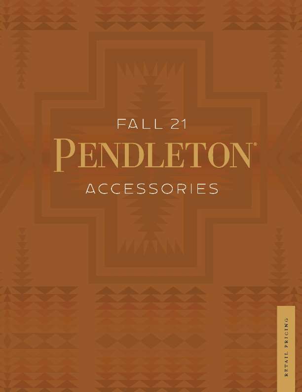 Pendleton Accessories Fall 2021 Linebook
